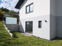 Gartenzugang vom Master-Bad