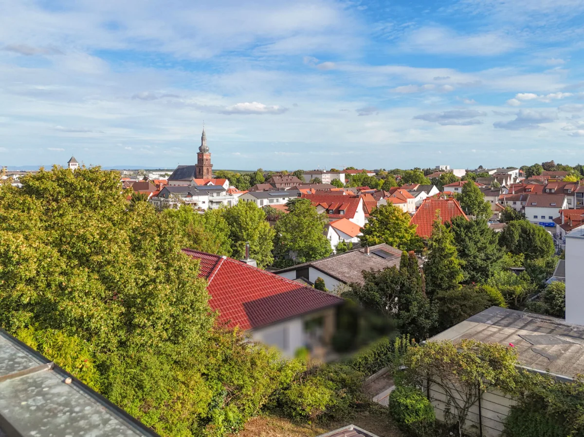 Stadtblick vom Dachgeschoss