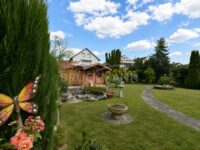 toller Garten mit kleinem Teich