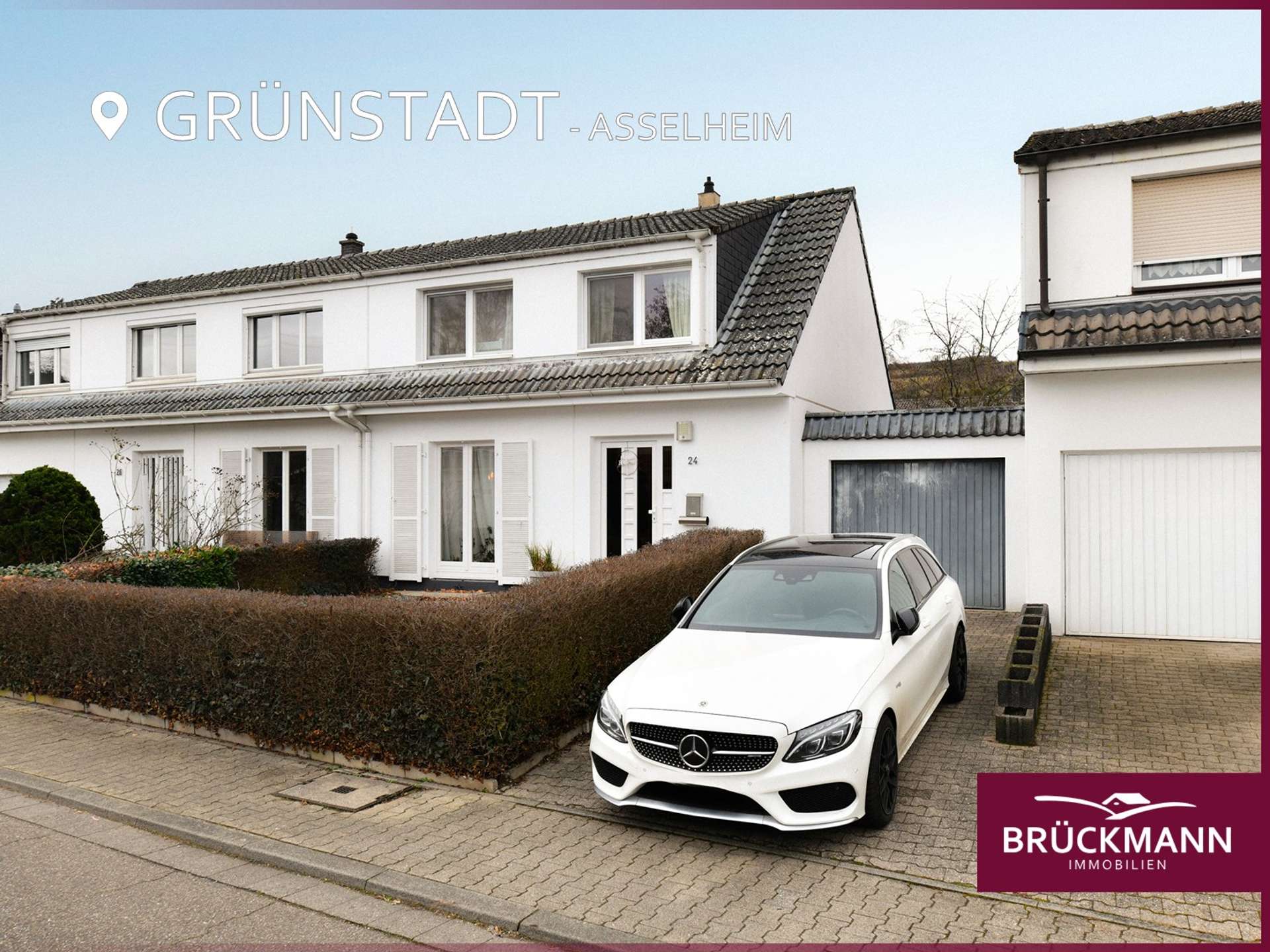 Gemütliche & tlw. frisch renovierte Doppelhaushälte mit Garten & Garage, 67269 Grünstadt / Asselheim, Doppelhaushälfte