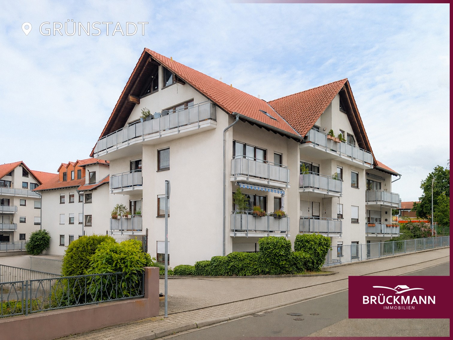Attraktive Kapitalanlage: 3-ZKB mit 2 Freisitzen, Tiefgarage & bester Nahversorgung!, 67269 Grünstadt, Etagenwohnung