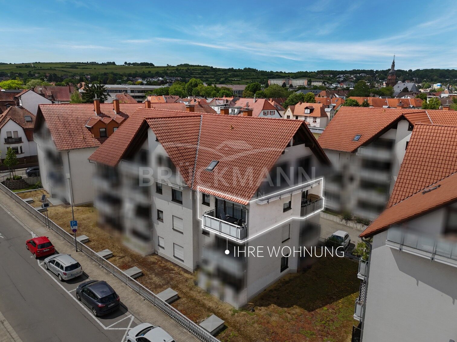 Blick auf Süd- & Ost-Fassade