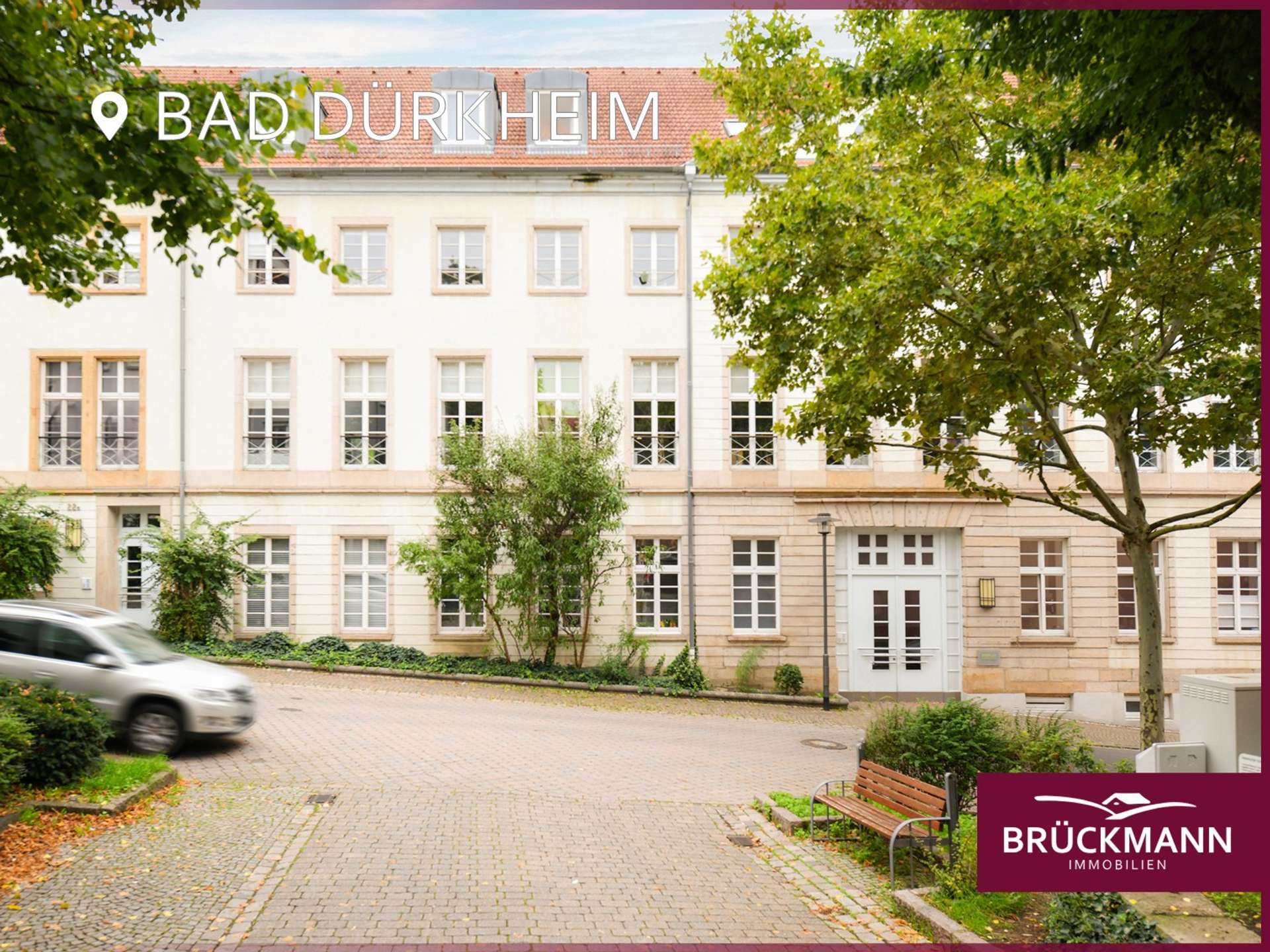 Wohnen hinter traditionsreicher Fassade: Elegante Altbauwohnung mit Loggia in bester Innenstadtlage, 67098 Bad Dürkheim, Etagenwohnung