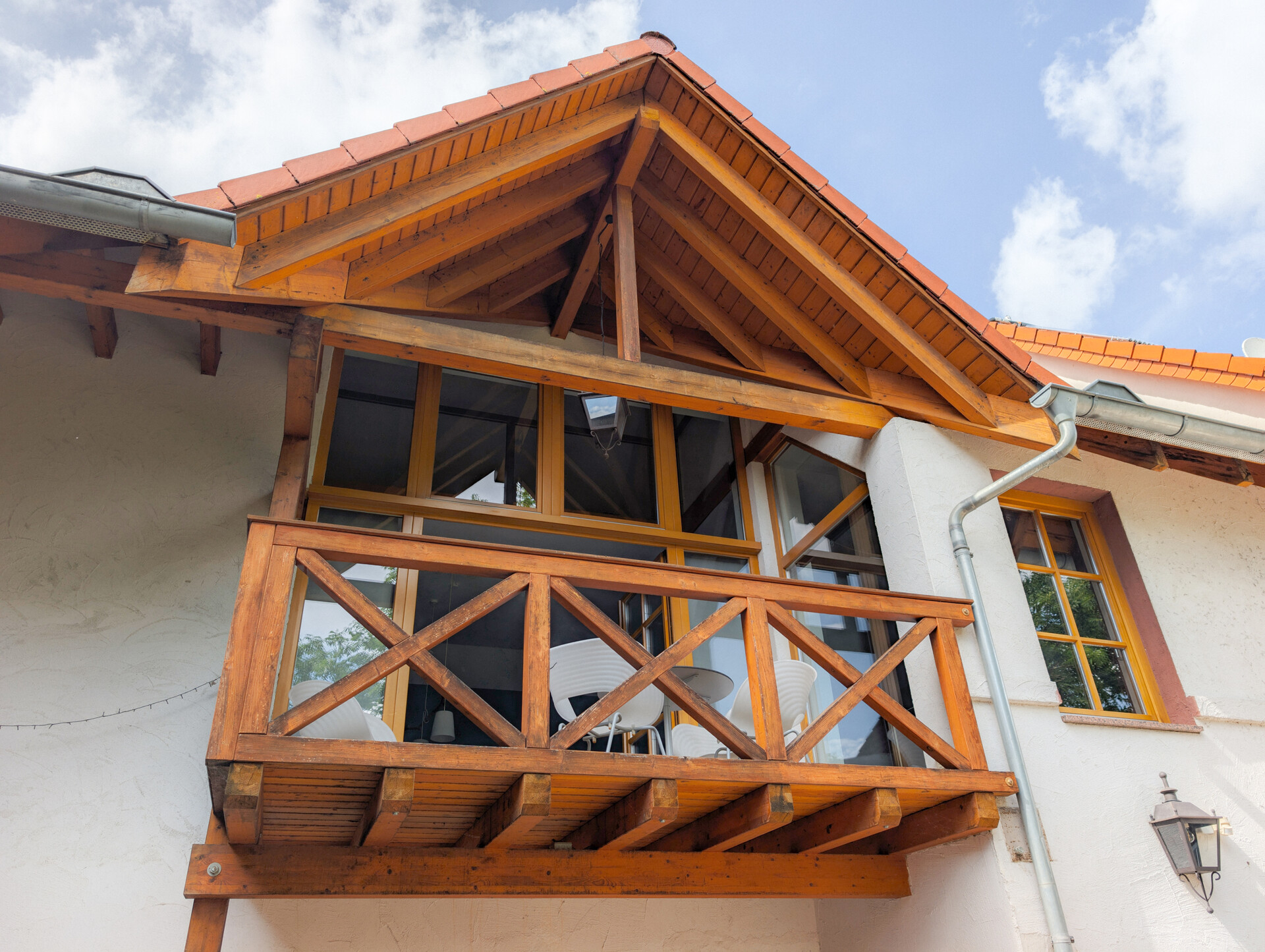 Loggia im Mittelbau