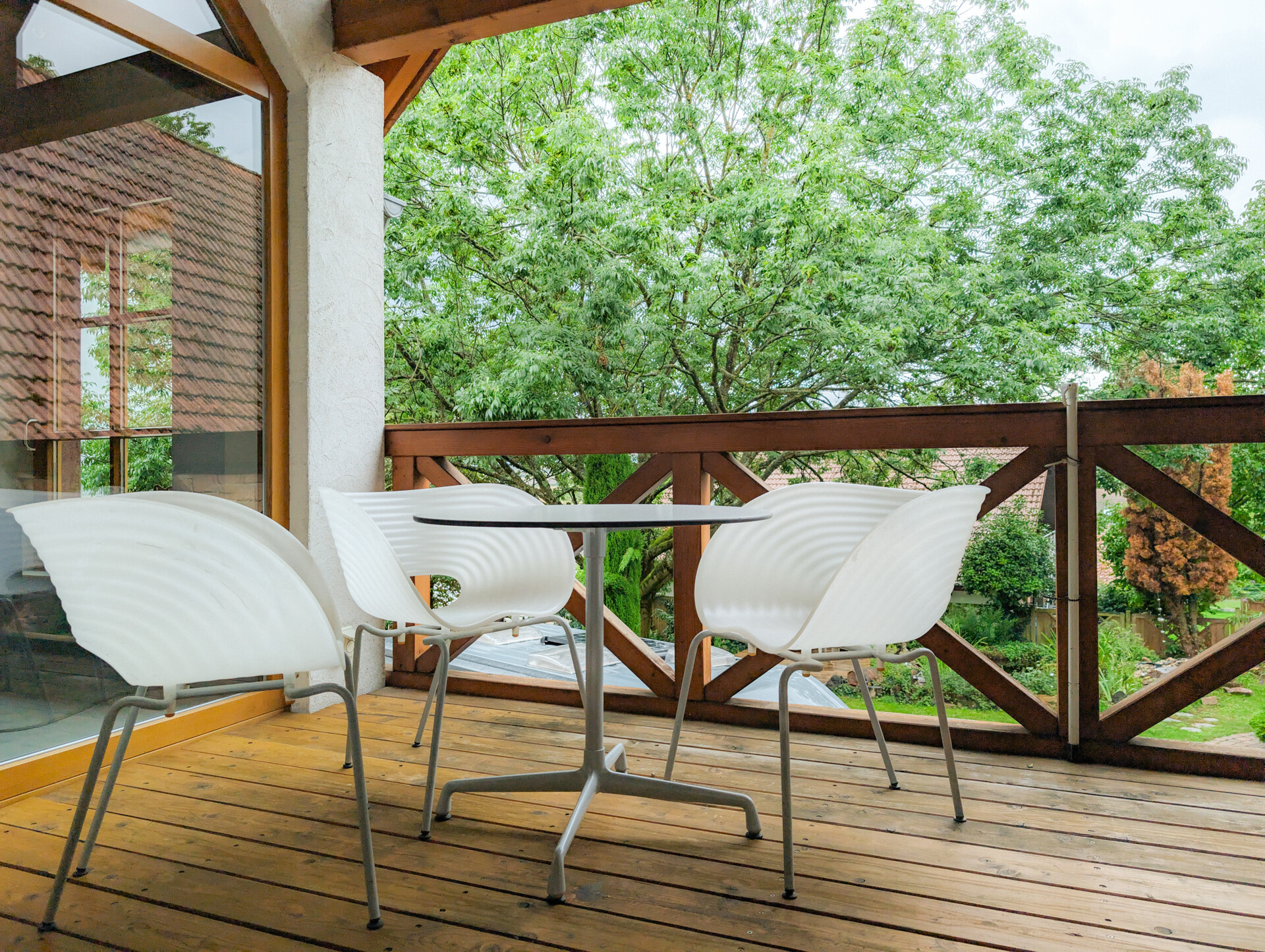 Loggia mit Blick ins Grüne