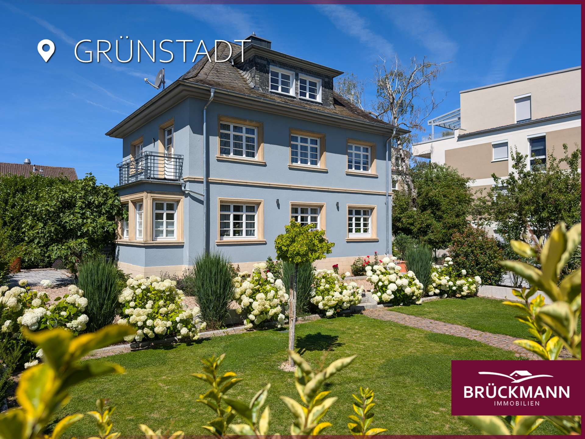 Zeitlos elegant & hochwertig renoviert: Ihre neue Stadtresidenz/Praxis/Kanzlei in prominenter Lage!, 67269 Grünstadt, Villa