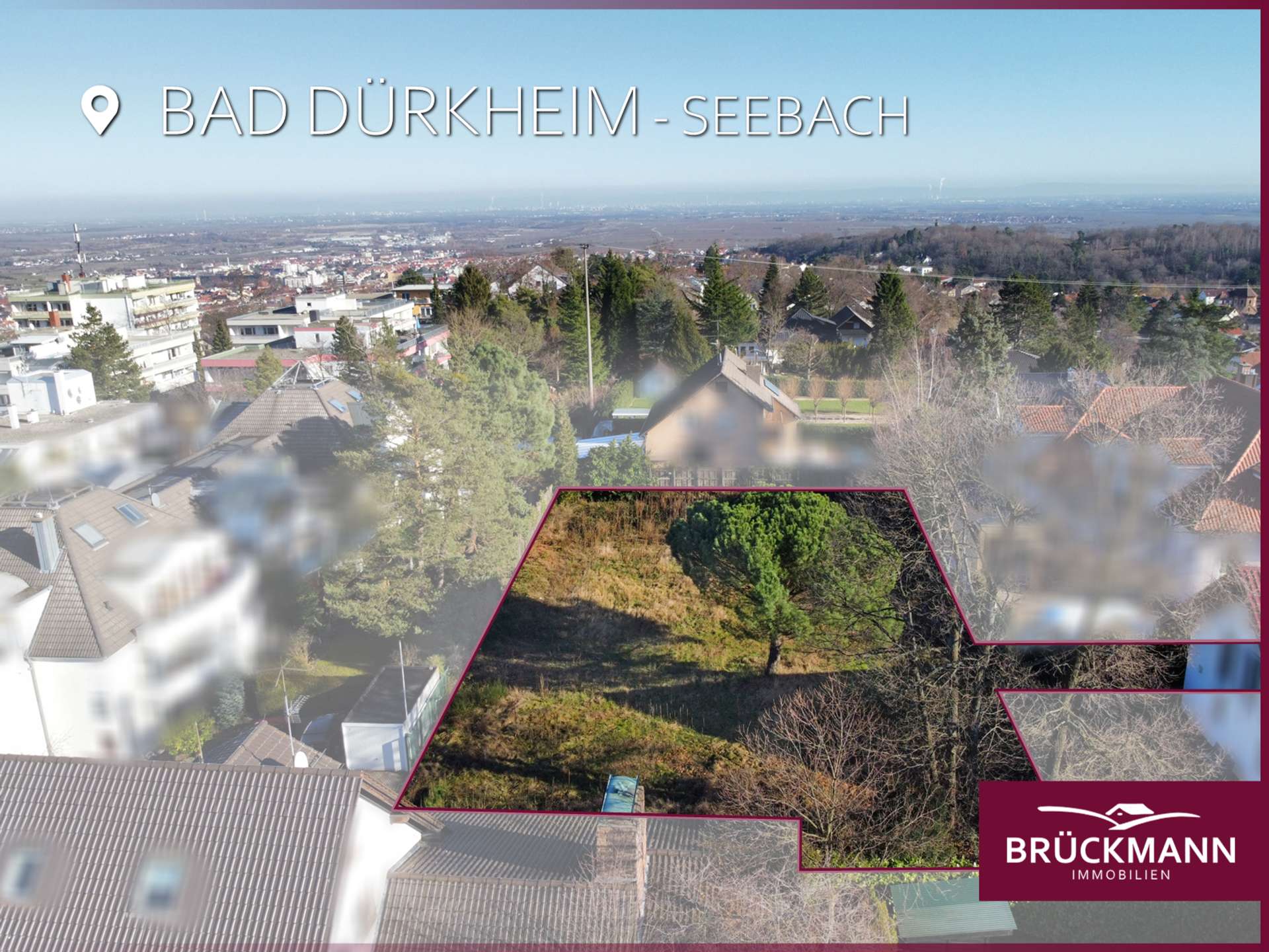 BD-Seebach: Seltenes Baugrundstück in exklusiver Lage mit Blick zur Limburg!, 67098 Bad Dürkheim, Wohngrundstück