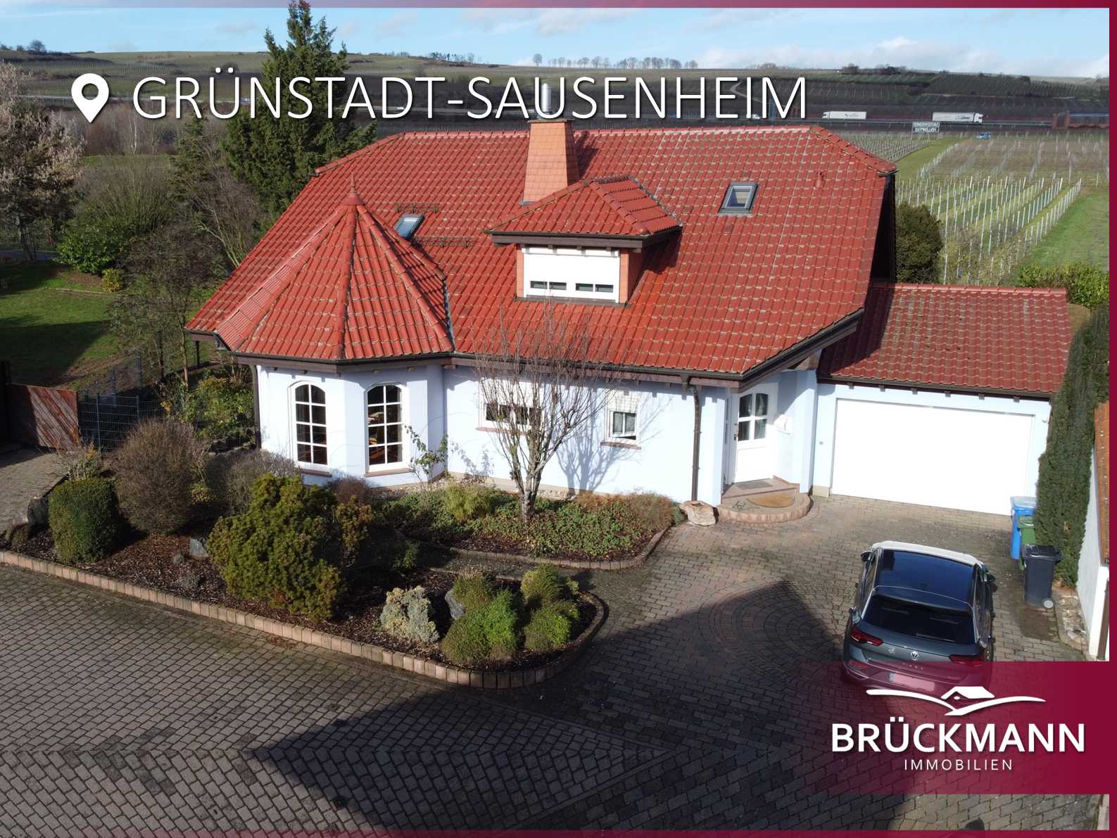 Ihr neues, traumhaftes Zuhause für Ihre Familie in begehrter Lage mit Blick in die Weinberge!, 67269 Grünstadt, Einfamilienhaus