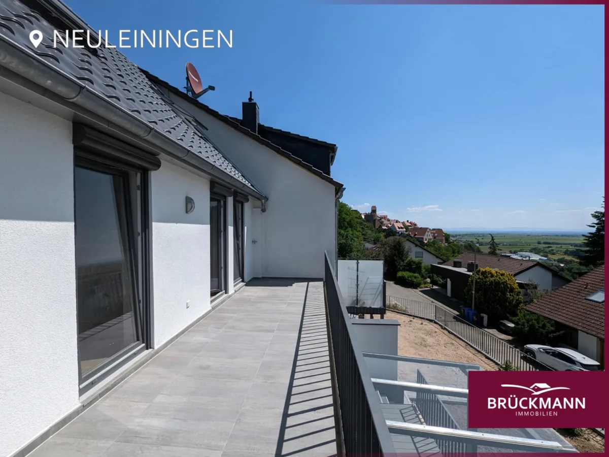 Blick vom Balkon