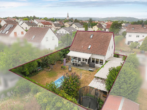 Luft-Perspektive - Tolles Zuhause: Freistehendes EFH mit vielen Möglichkeiten in guter Wohnlage von Kirchheim