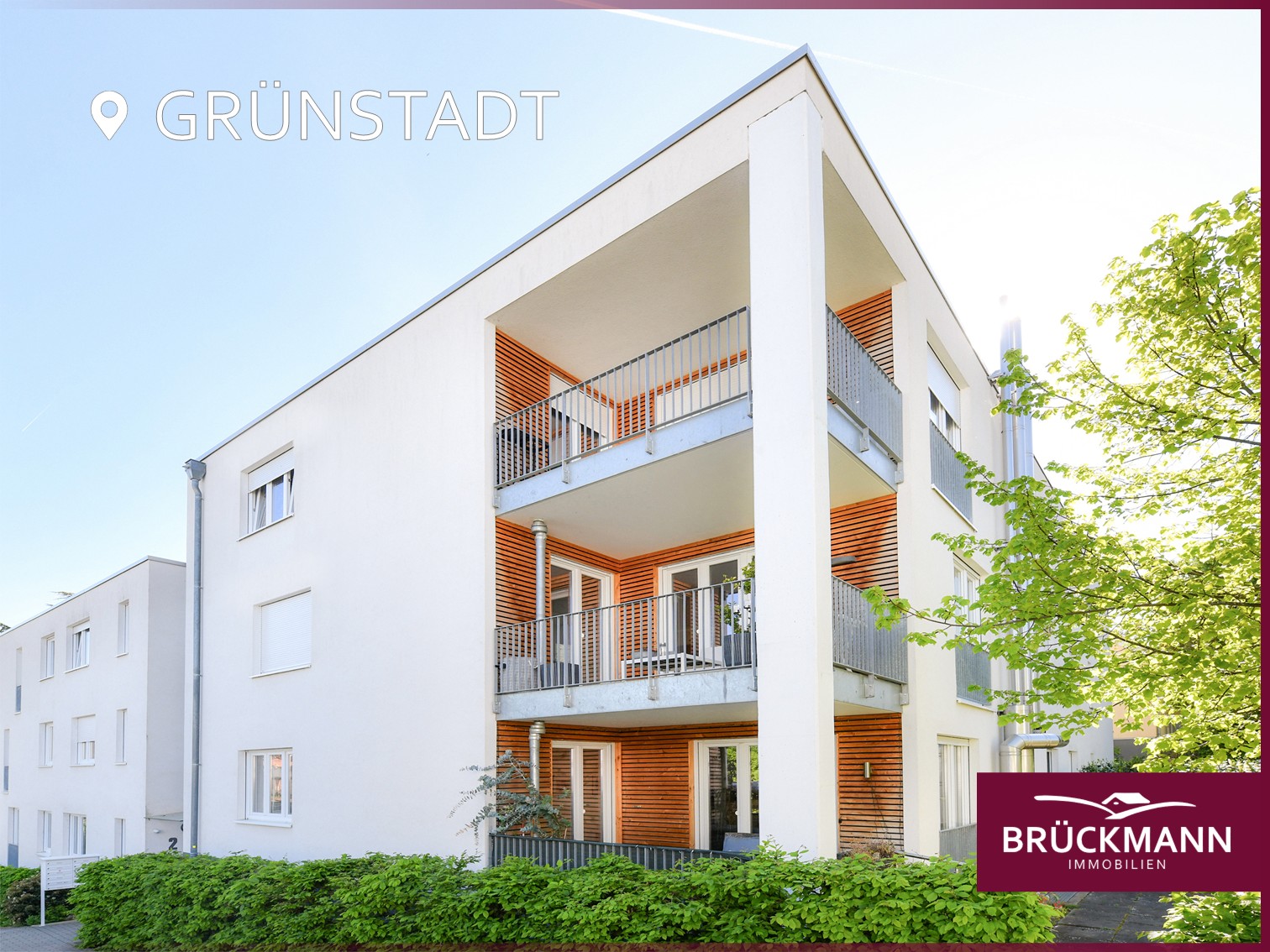 Modern & einfach schön wohnen mit eigenem Garten im Zentrum von Grünstadt, 67269 Grünstadt, Etagenwohnung