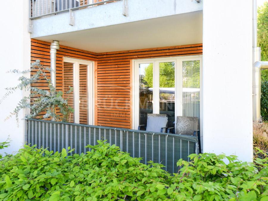 überdachter Balkon