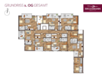Grundriss 1. OG gesamt - Exklusiv & barrierefrei: Modern wohnen im Landgut ‚Lawallier‘! (WHG 9 | 1. OG)
