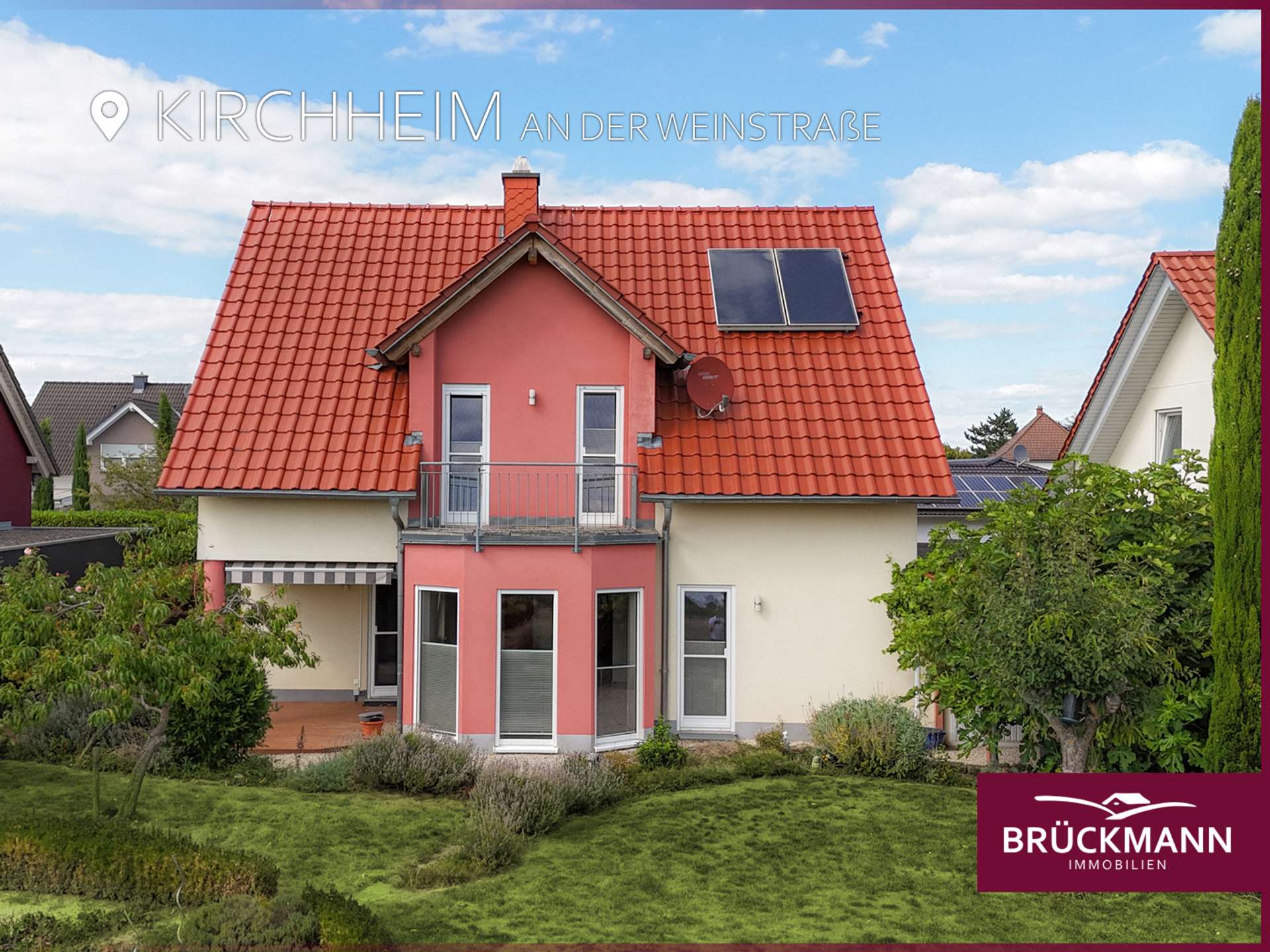 Weinstraße & Feldrandlage: Großartiges Einfamilienhaus mit Garten und Ausblick!, 67281 Kirchheim, Einfamilienhaus