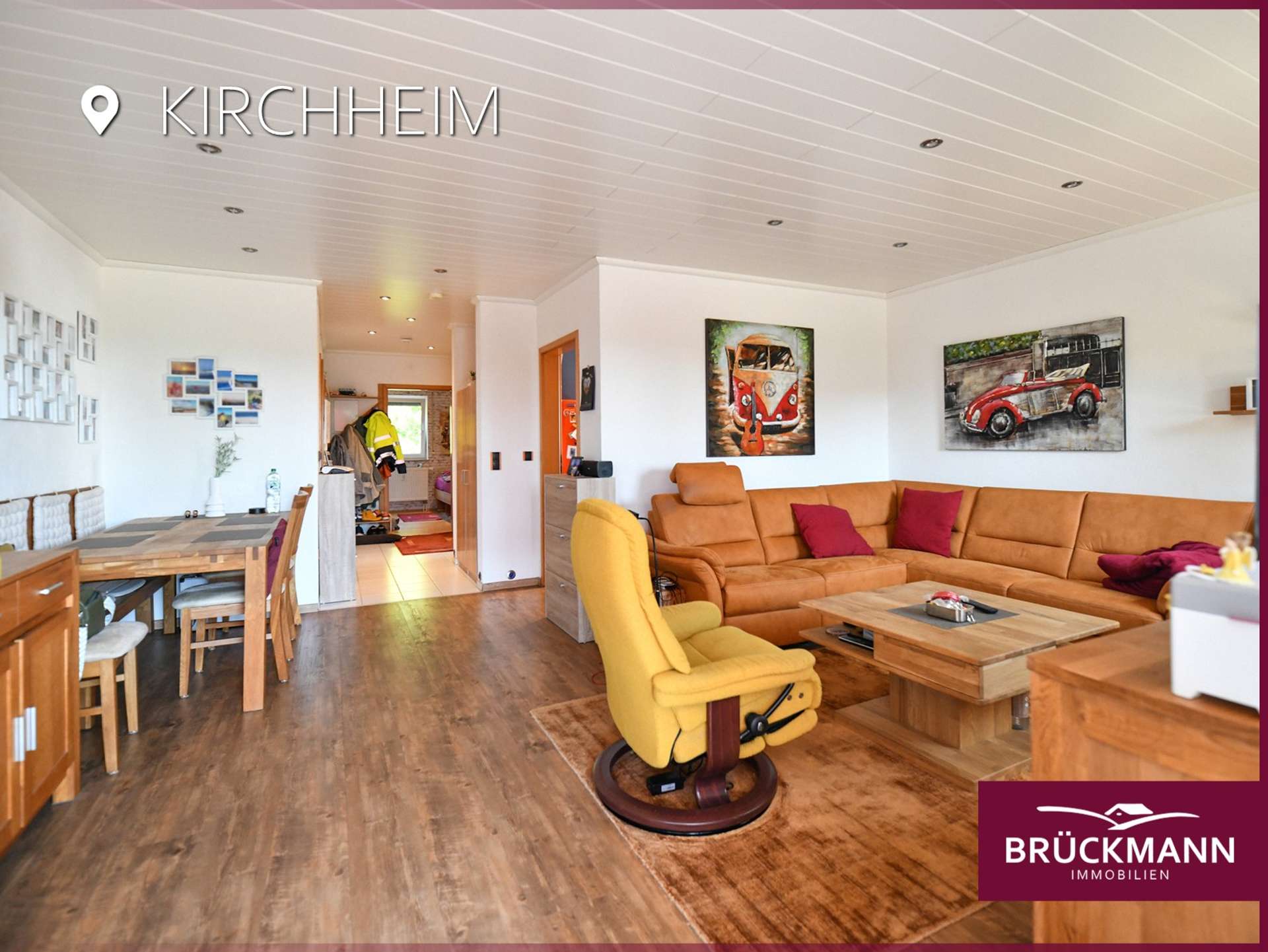 Schicke 2-Zimmer-Wohnung in Bahnhofsnähe, 67281 Kirchheim an der Weinstraße, Etagenwohnung