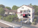 Hausansicht (Süden) - Schicke 2-Zimmer-Wohnung in Bahnhofsnähe