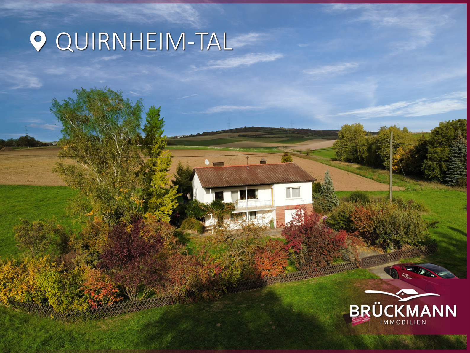 Freistehendes EFH auf großzügigem Grundstück in exklusiver Feldrandlage mit traumhafter Aussicht!, 67280 Quirnheim-Tal, Einfamilienhaus