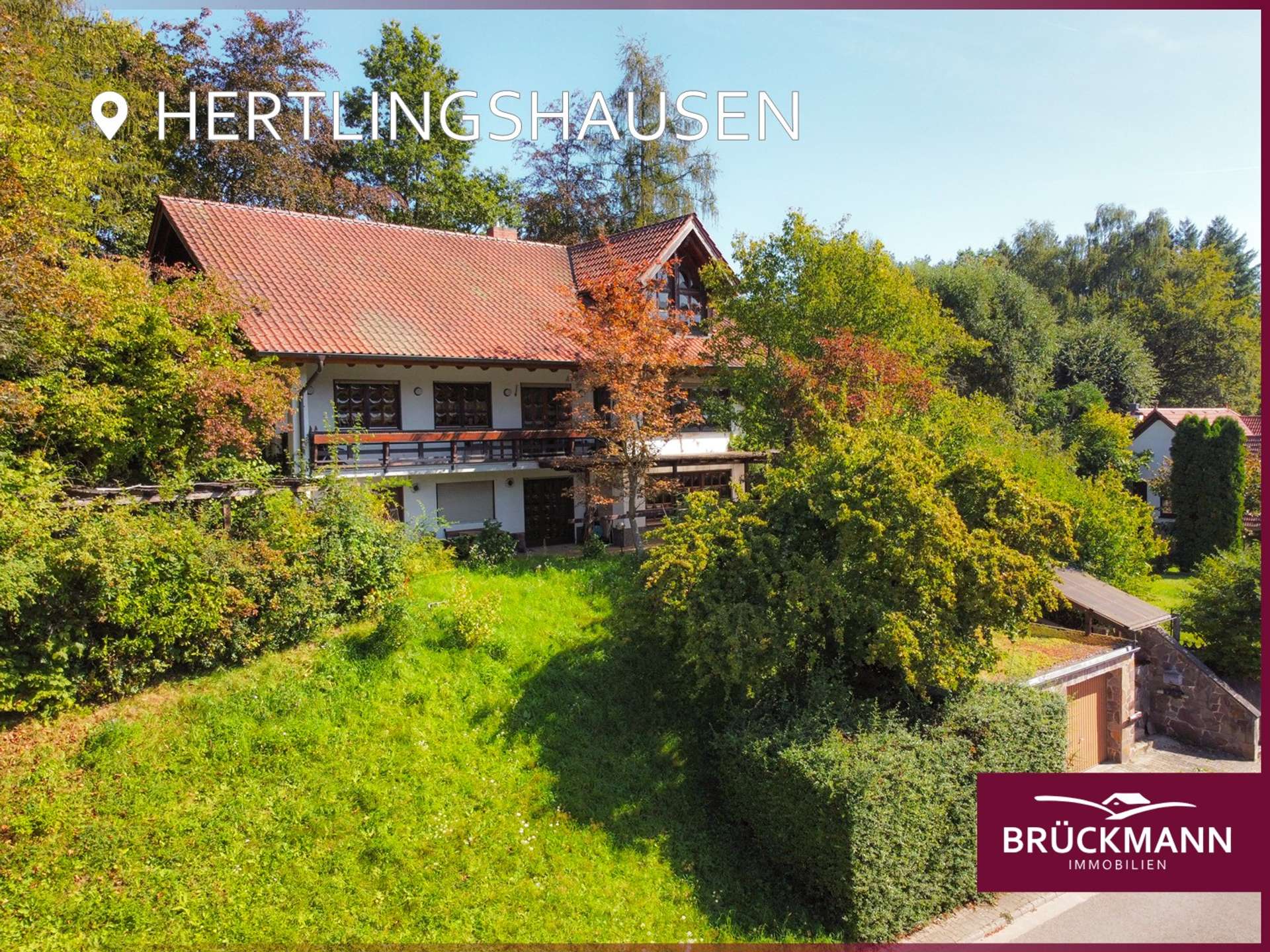 Naturverbunden wohnen: Großzügiges Familienhaus am Pfälzerwald mit vielseitigem Raumangebot, 67316 Carlsberg / Hertlingshausen, Einfamilienhaus