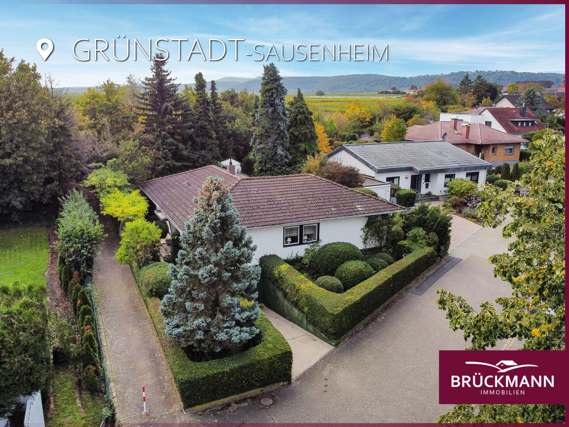 Gepflegter Bungalow am Weinberg: Ihr neues uneinsehbares Zuhause in traumhafter Lage von Grünstadt!, 67269 Grünstadt, Bungalow