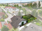 Luft-Perspektive - Grün & zentral: Freistehendes Einfamilienhaus mit großem Garten und kurzen Fußwegen zum Alltag