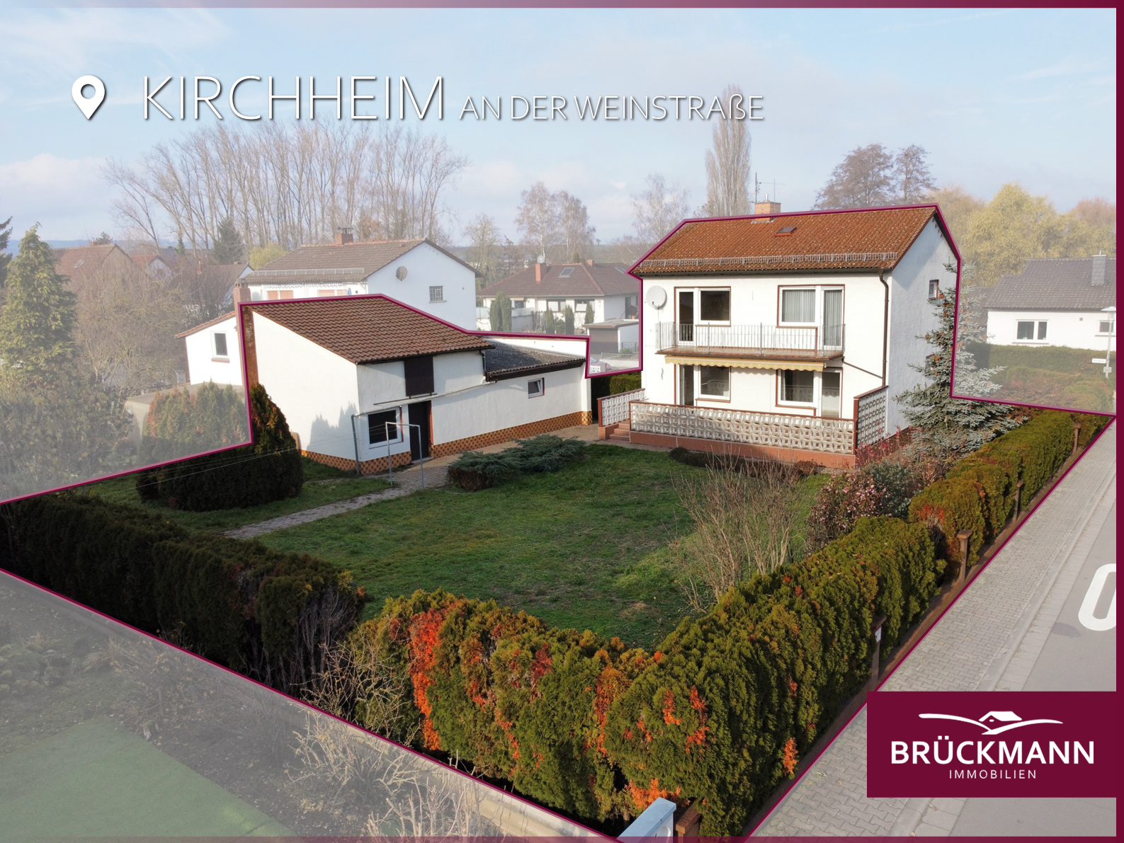 Hier leben Sie im schönen Kirchheim mit Ihren Liebsten verkehrsberuhigt in nahezu Feldrandlage…, 67281 Kirchheim, Einfamilienhaus