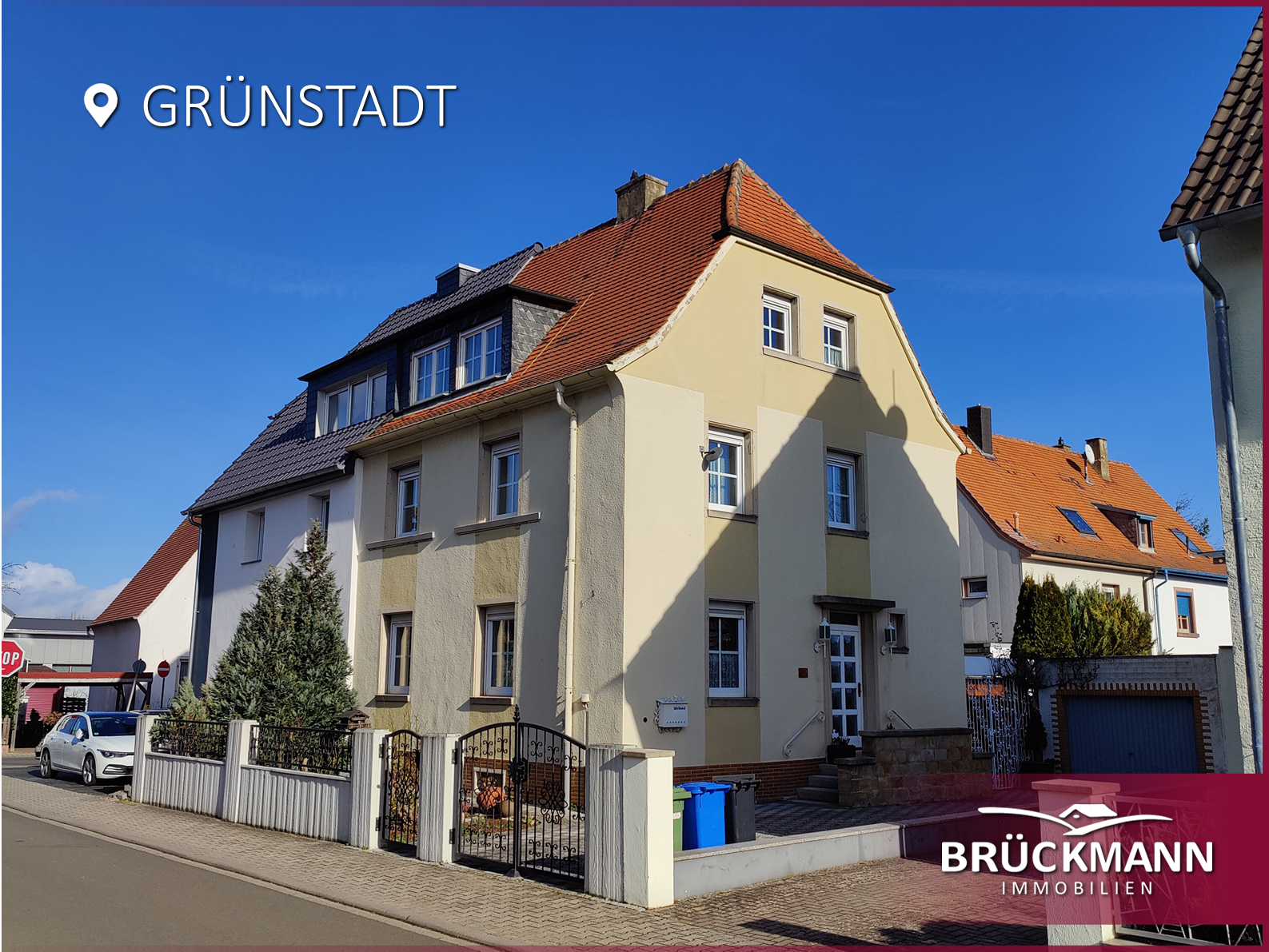Schöne, gepflegte DHH mit Garten & Garage in guter zentraler Lage von Grünstadt!, 67269 Grünstadt, Doppelhaushälfte