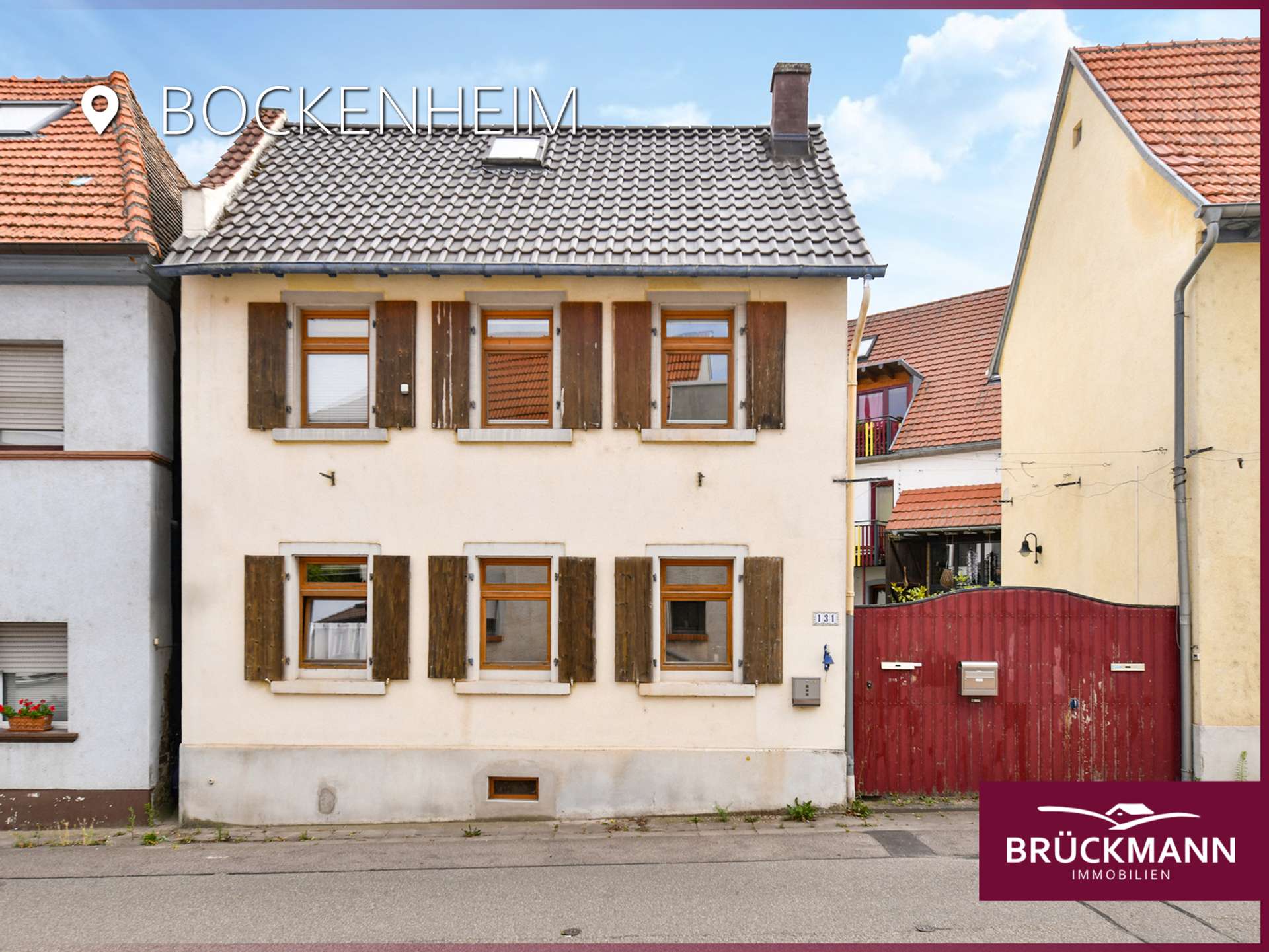 Wohnhaus mit 4 Parteien-Hof und Weindorf-Atmosphäre, 67278 Bockenheim an der Weinstraße, Einfamilienhaus