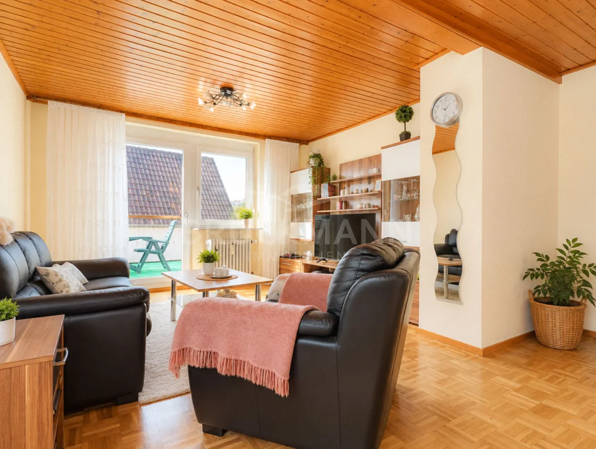 Wohnzimmer mit Terrassenzugang (EG)